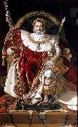 Jean-Auguste Dominique Ingres Napoleon on his Imperial throne Sweden oil painting artist